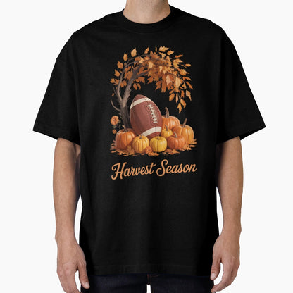 Harvest Season Football Player Rugby T-Shirt - Unique Graphic Men Women - T-Shirt, Sweatshirt, Hoodie