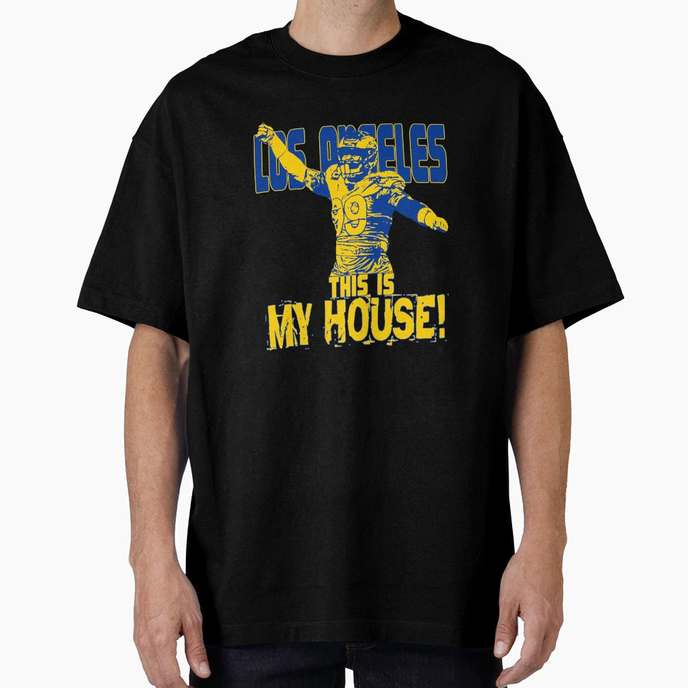 My House Blue Background T-Shirt - Trendy Graphic Men Women - T-Shirt, Sweatshirt, Hoodie