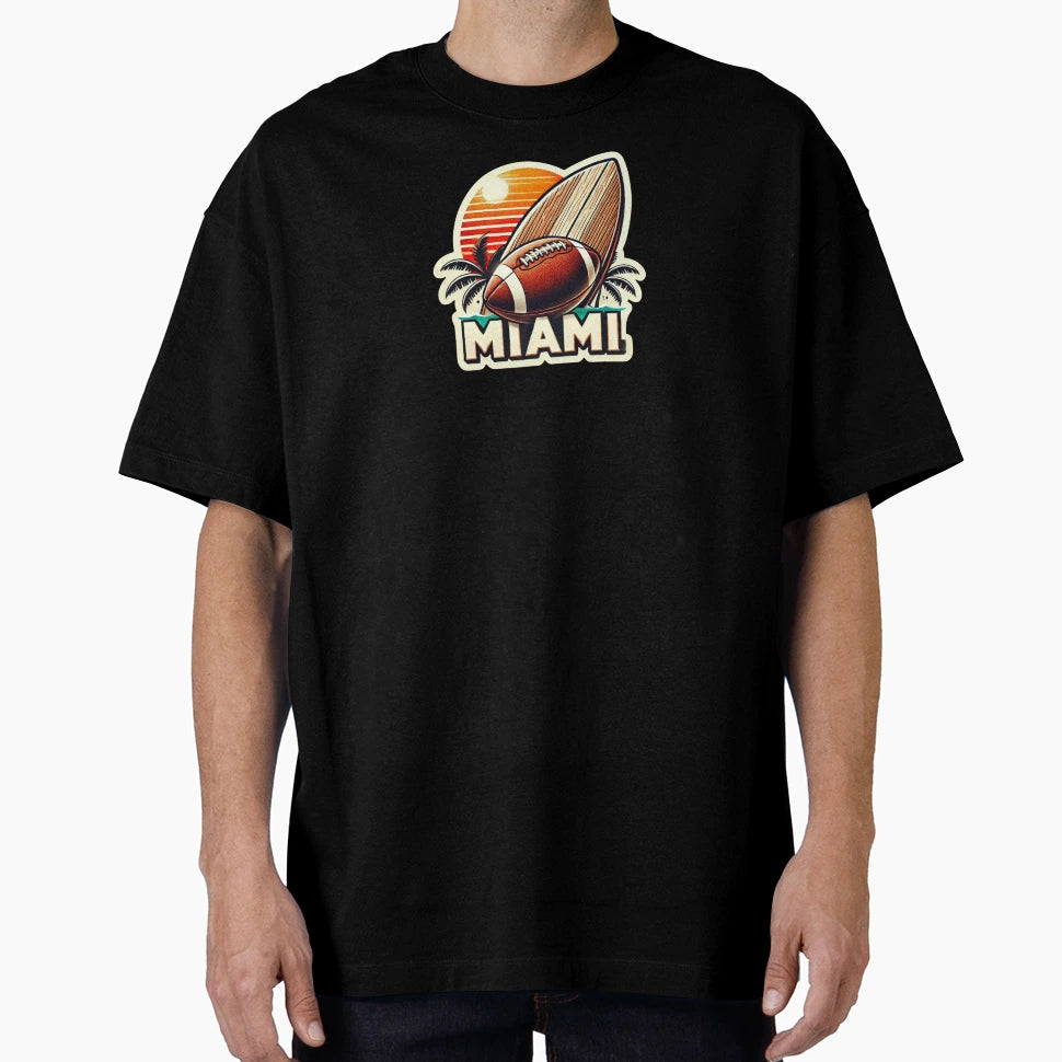 Miami Dolphins Vibes T-Shirt - Custom Art Print Unisex - T-Shirt, Sweatshirt, Hoodie