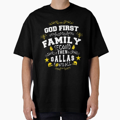 American Game God First Family Second T-Shirt - Minimalist Print Unisex - T-Shirt, Sweatshirt, Hoodie