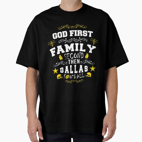 American Game God First Family Second T-Shirt - Minimalist Print Unisex - T-Shirt, Sweatshirt, Hoodie