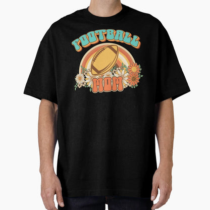 Groovy Football Mom Gift Funny Mother T-Shirt - Custom Art Print Men Women - T-Shirt, Sweatshirt, Hoodie