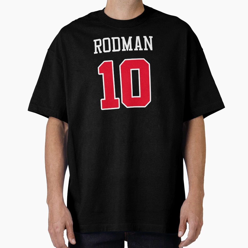 Dennis Rodman 10 Pistons T-Shirt - Streetwear Style for Adults - T-Shirt, Sweatshirt, Hoodie