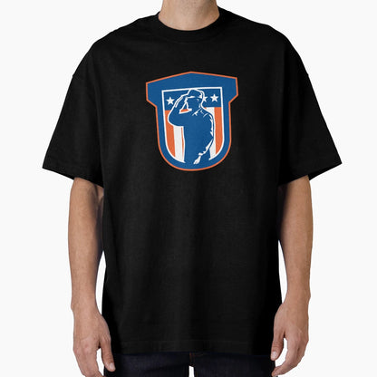 Miilitary Serviceman Salute Side T-Shirt - Custom Art Print for Adults - T-Shirt, Sweatshirt, Hoodie