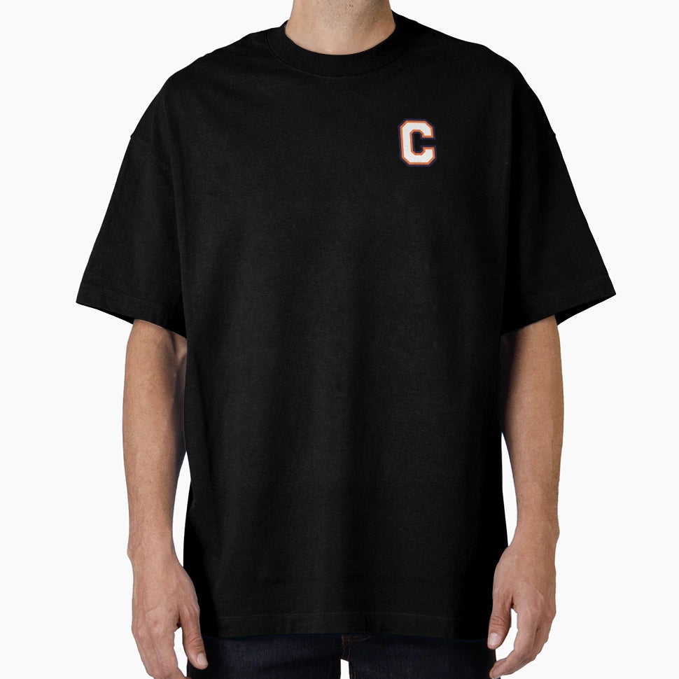 Chicago Letter C Helmet Face Mask T-Shirt - Streetwear Style Unisex - T-Shirt, Sweatshirt, Hoodie
