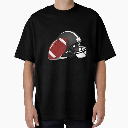 American Football Helmet Sports T-Shirt - Aesthetic Graphic Men Women - T-Shirt, Sweatshirt, Hoodie
