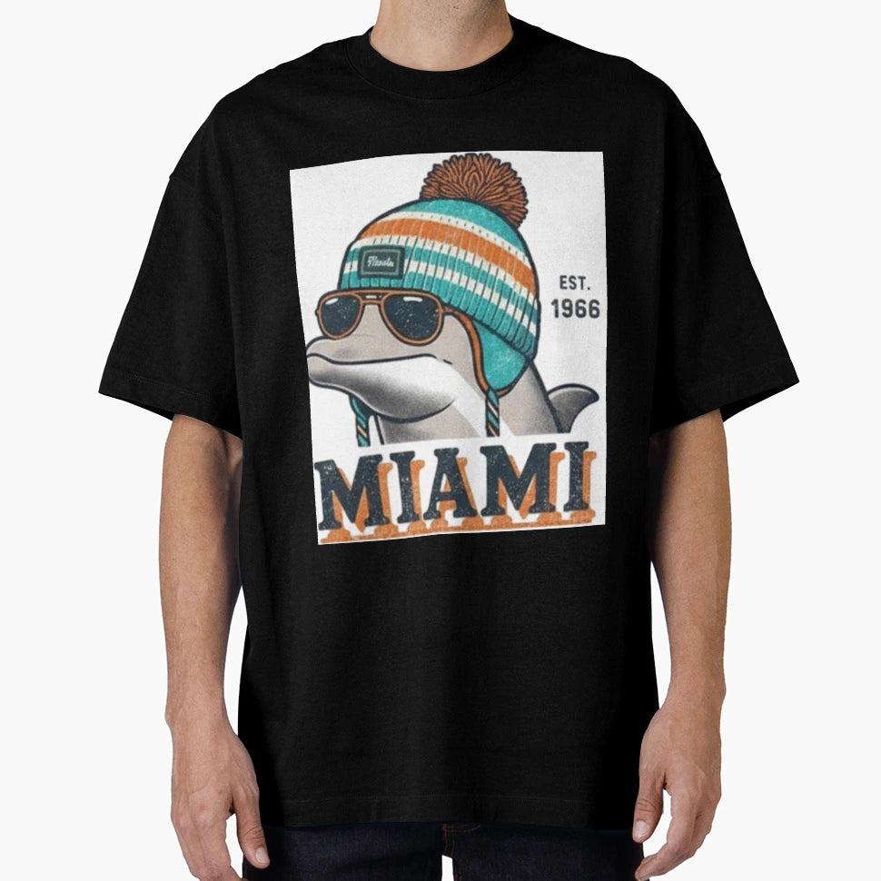 Miami Dolphins T-Shirt - Novelty Apparel Unisex - T-Shirt, Sweatshirt, Hoodie