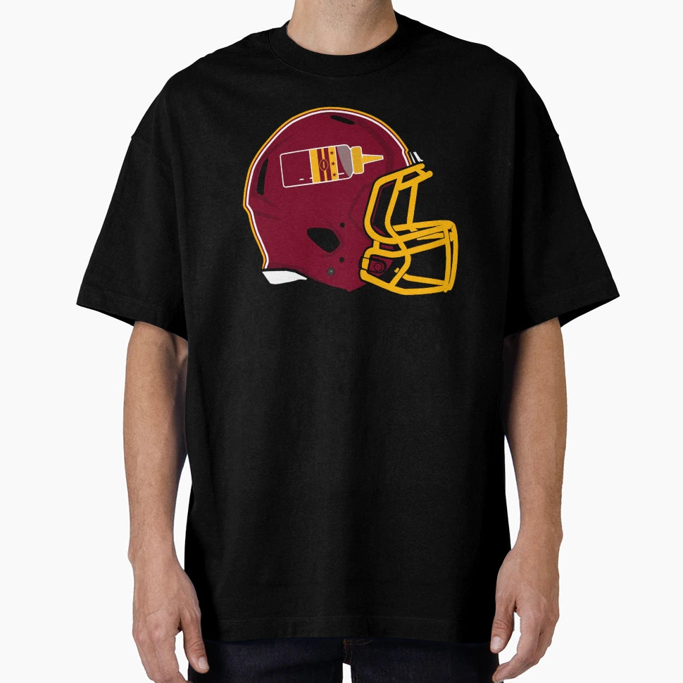 Washington Mumbo Sauce Modern Helmet T-Shirt - Streetwear Style for Adults - T-Shirt, Sweatshirt, Hoodie