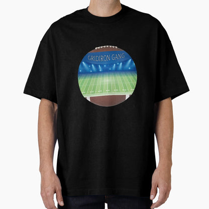 Gridiron Gang American Football Logo T-Shirt - Trendy Graphic for Adults - T-Shirt, Sweatshirt, Hoodie
