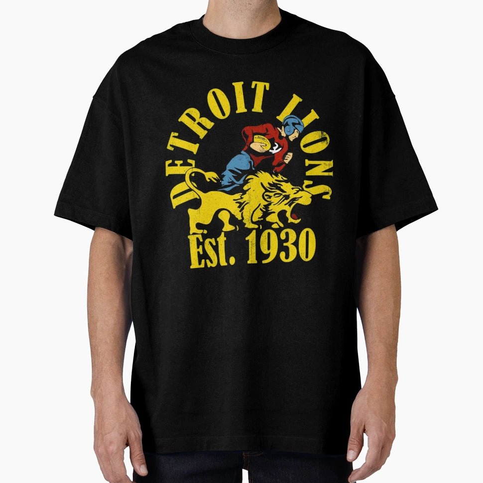 Football Detroit Lions T-Shirt - Streetwear Style for Adults - T-Shirt, Sweatshirt, Hoodie