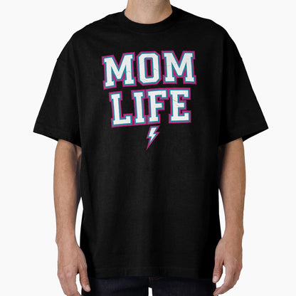 Mom Life Varsity T-Shirt - Casual Everyday Wear for Adults - T-Shirt, Sweatshirt, Hoodie