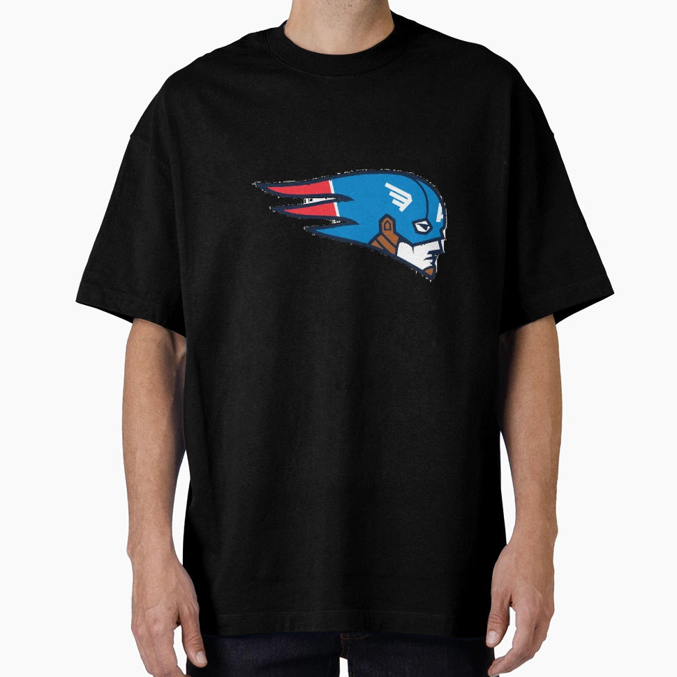 Captain Patriot T-Shirt - Minimalist Print Men Women - T-Shirt, Sweatshirt, Hoodie