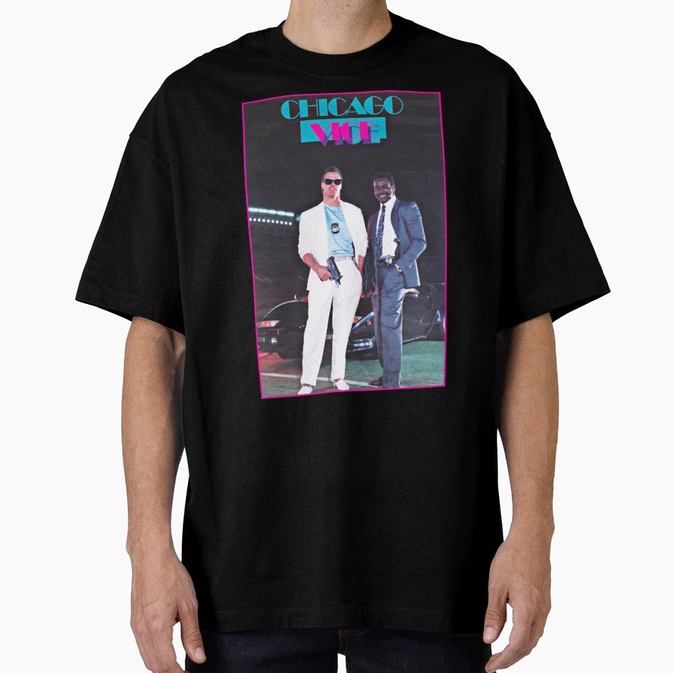Chicago Vice T-Shirt - Novelty Apparel for Adults - T-Shirt, Sweatshirt, Hoodie