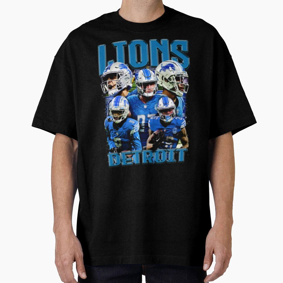 Football Detroit Lions T-Shirt - Graphic Print for Adults - T-Shirt, Sweatshirt, Hoodie