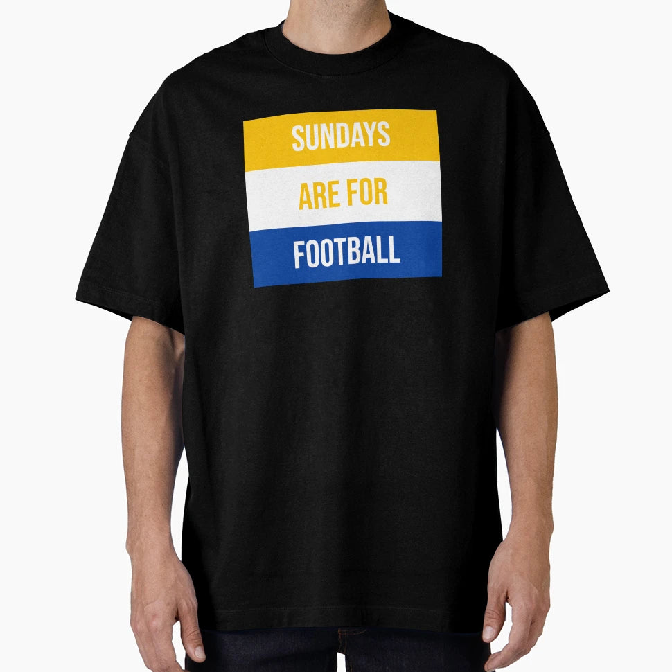 Sundays Are Football T-Shirt - Graphic Print Unisex - T-Shirt, Sweatshirt, Hoodie
