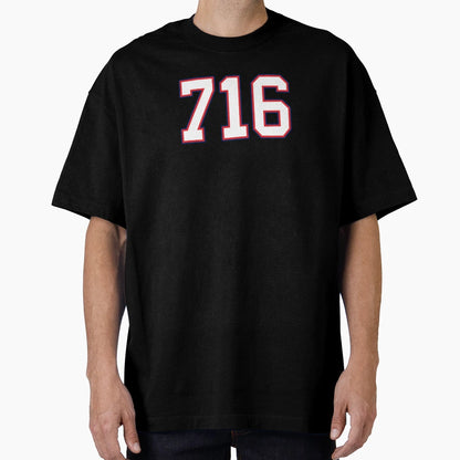 Bills 716 Home T-Shirt - Novelty Apparel for Adults - T-Shirt, Sweatshirt, Hoodie