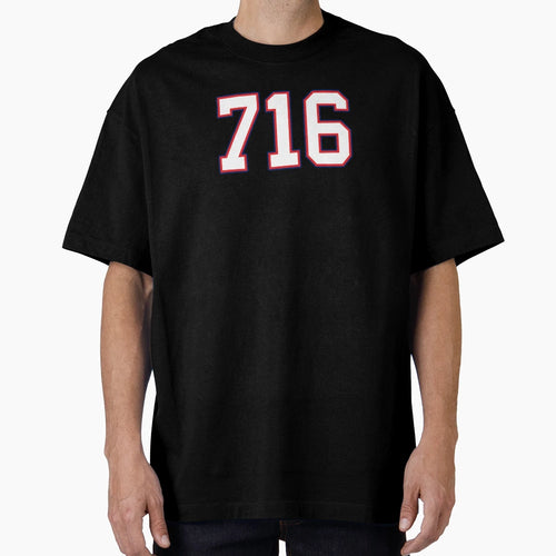 Bills 716 Home T-Shirt - Novelty Apparel for Adults - T-Shirt, Sweatshirt, Hoodie