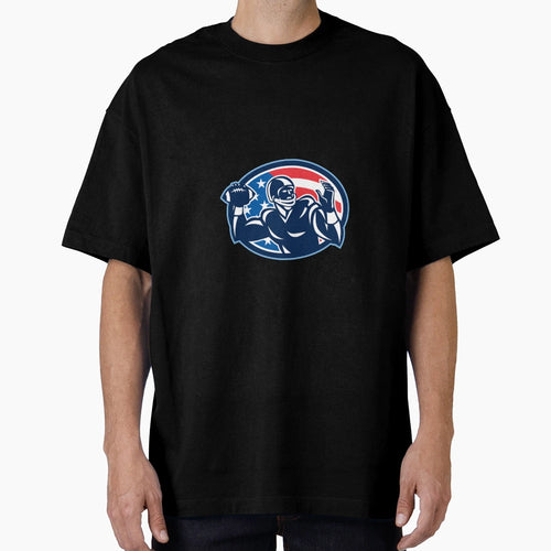 Quarterback Qb Throwing Ball T-Shirt - Graphic Print for Adults - T-Shirt, Sweatshirt, Hoodie