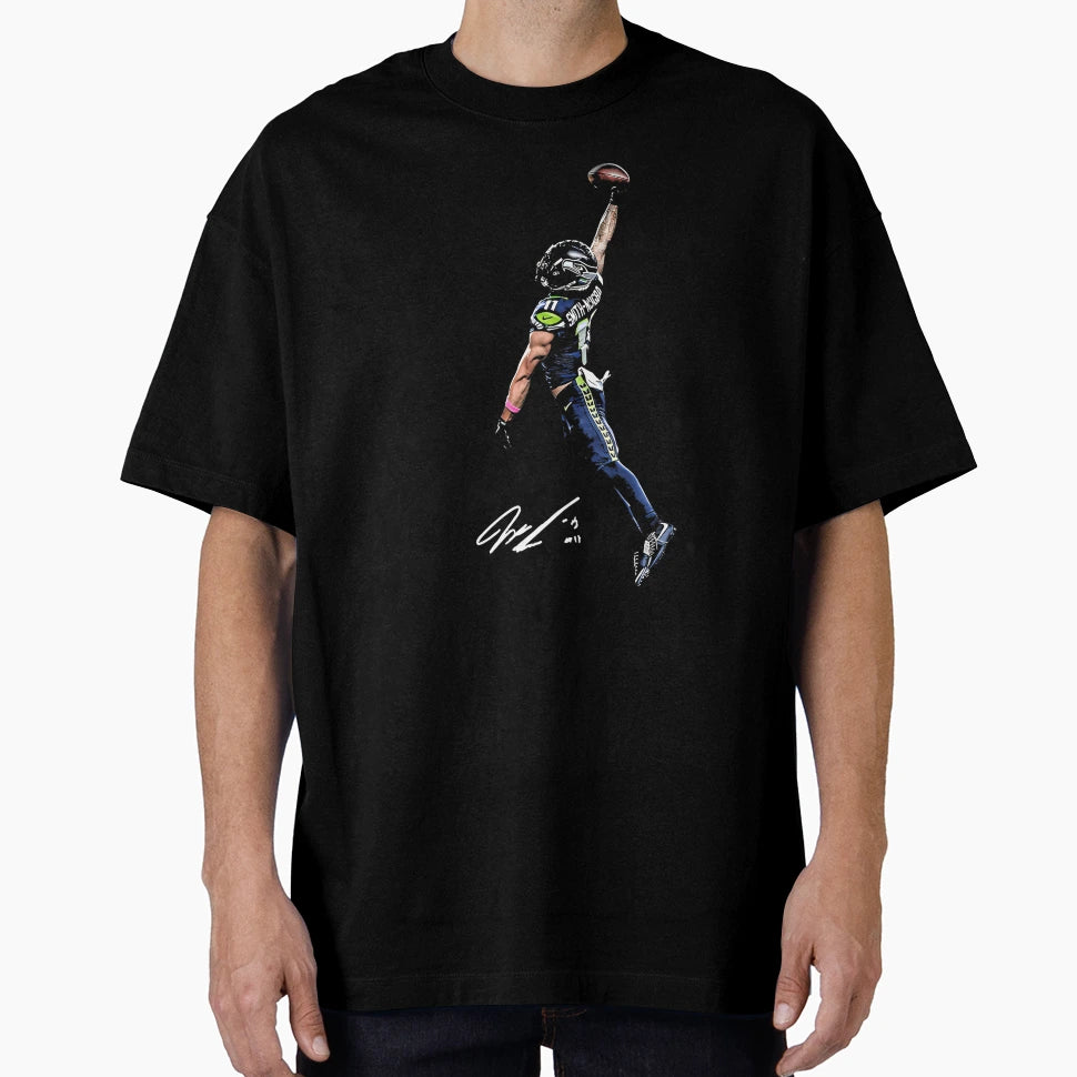 Jaxon Smith Njigba Posterized T-Shirt - Trendy Graphic Unisex - T-Shirt, Sweatshirt, Hoodie