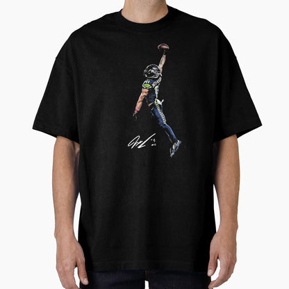 Jaxon Smith Njigba Posterized T-Shirt - Trendy Graphic Unisex - T-Shirt, Sweatshirt, Hoodie