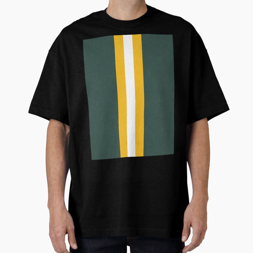 American Football Stripes Green Bay Green T-Shirt - Novelty Apparel Unisex - T-Shirt, Sweatshirt, Hoodie