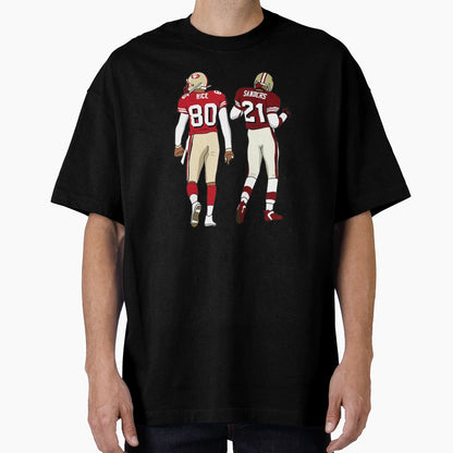 Deion Sanders Jerry Rice T-Shirt - Trendy Graphic Unisex - T-Shirt, Sweatshirt, Hoodie