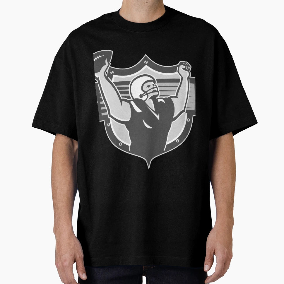 American Football Player Touchdown T-Shirt - Custom Art Print Unisex - T-Shirt, Sweatshirt, Hoodie