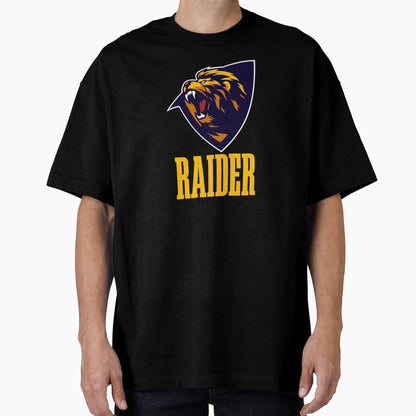 Yellow Lion Raider Mascot Logo T-Shirt - Minimalist Print Unisex - T-Shirt, Sweatshirt, Hoodie