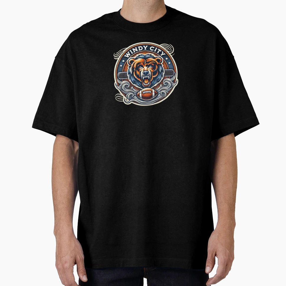 Chicago Bears Windy City T-Shirt - Novelty Apparel for Adults - T-Shirt, Sweatshirt, Hoodie
