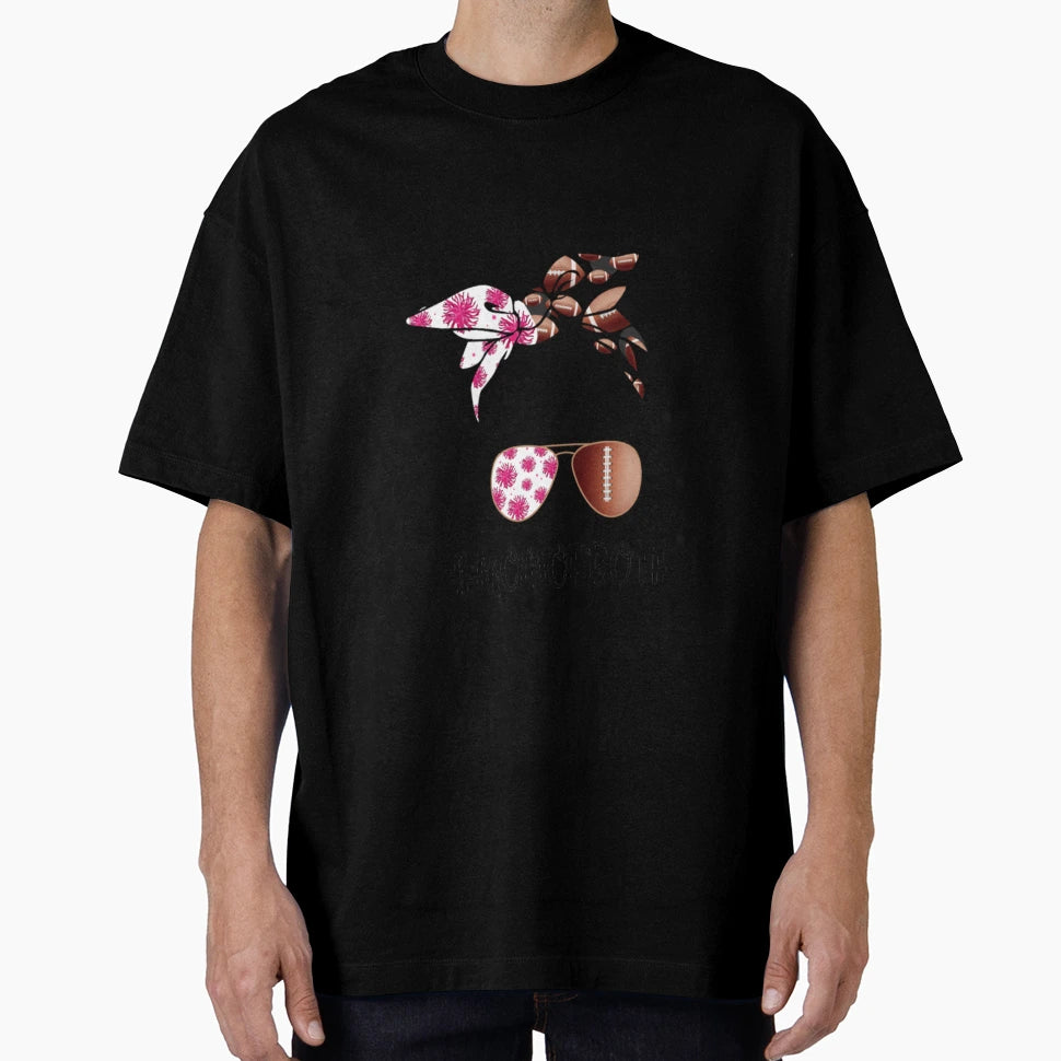 Womans Mother Both Cheer Nad Footbal T T-Shirt - Custom Art Print Unisex - T-Shirt, Sweatshirt, Hoodie