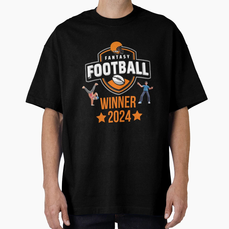 Fantasy Football Winner 2024 T-Shirt - Aesthetic Graphic for Adults - T-Shirt, Sweatshirt, Hoodie