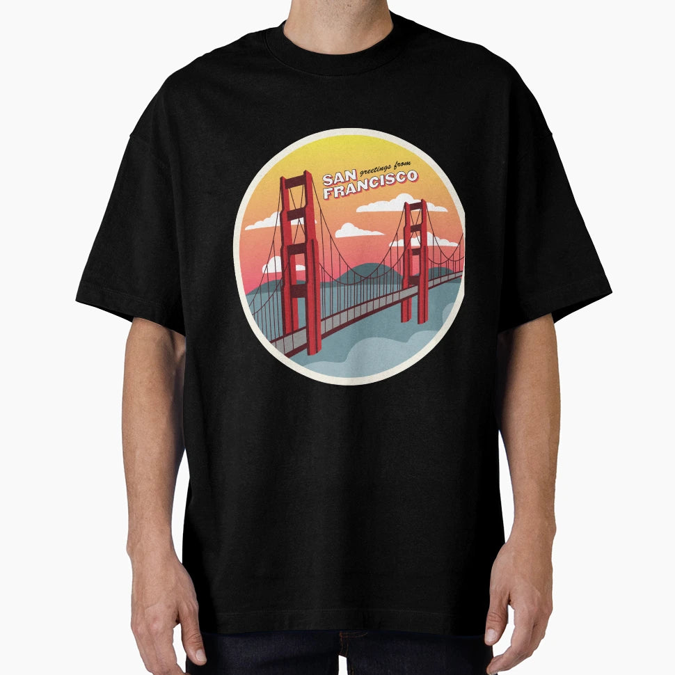 Greetings From San Francisco T-Shirt - Aesthetic Graphic Men Women - T-Shirt, Sweatshirt, Hoodie