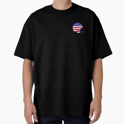 Usa Football Patriot America Flag T-Shirt - Custom Art Print Unisex - T-Shirt, Sweatshirt, Hoodie
