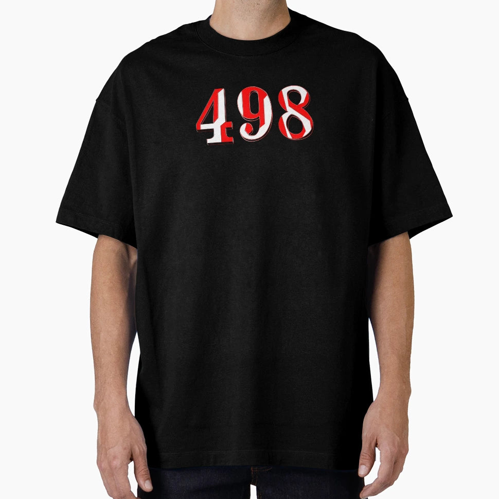 Number Four Hundred And Ninety Eight Digit T-Shirt - Graphic Print Unisex - T-Shirt, Sweatshirt, Hoodie