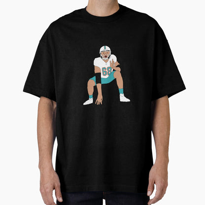 Miami Dolphins Robert Hunt T-Shirt - Novelty Apparel Unisex - T-Shirt, Sweatshirt, Hoodie