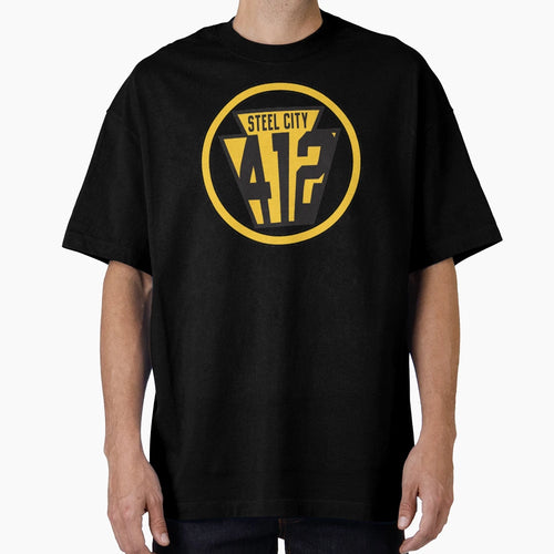 Pittsburgh 412 Proud T-Shirt - Custom Art Print Men Women - T-Shirt, Sweatshirt, Hoodie