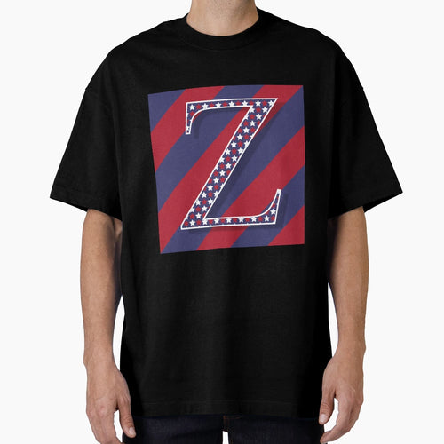 Letter Z Americana Old Glory Red And T-Shirt - Aesthetic Graphic Men Women - T-Shirt, Sweatshirt, Hoodie