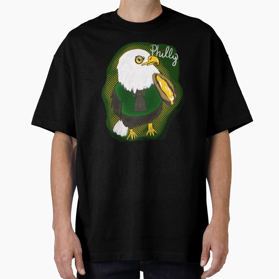 Philadelphia Eagle Cheesesteak T-Shirt - Fun Novelty Design Unisex - T-Shirt, Sweatshirt, Hoodie