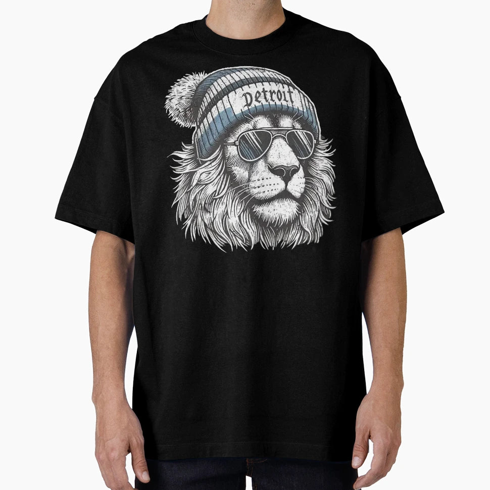 Detroit Lions T-Shirt - Custom Art Print Men Women - T-Shirt, Sweatshirt, Hoodie