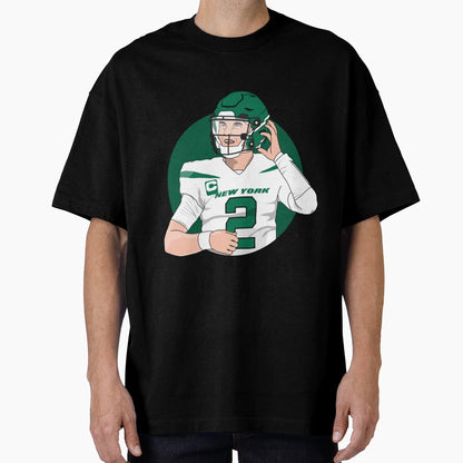 Zach Wilson Quarterback T-Shirt - Casual Everyday Wear Men Women - T-Shirt, Sweatshirt, Hoodie