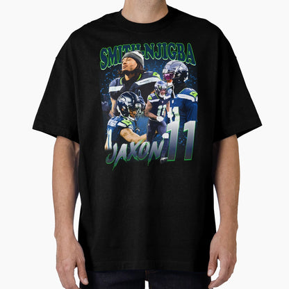 Jaxon Smith Njigba 90S T-Shirt - Trendy Graphic Men Women - T-Shirt, Sweatshirt, Hoodie
