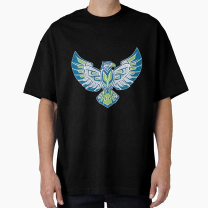 Seattle Eagle Football Fan T-Shirt - Custom Art Print Unisex - T-Shirt, Sweatshirt, Hoodie