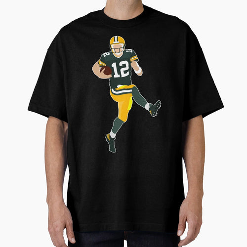 Green Bay Quarterback T-Shirt - Custom Art Print Men Women - T-Shirt, Sweatshirt, Hoodie