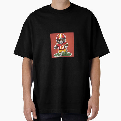 Animal Wearing Kansas City Chiefs Football T-Shirt - Trendy Graphic Unisex - T-Shirt, Sweatshirt, Hoodie