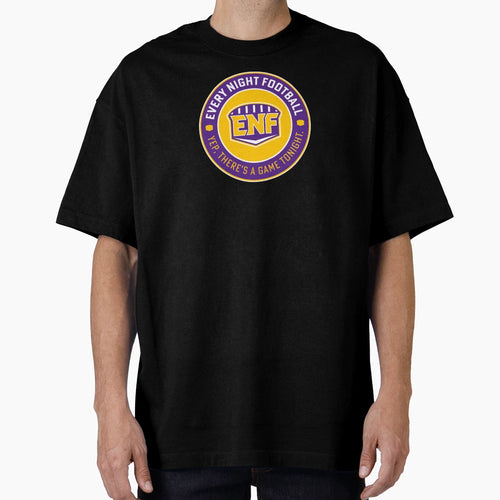 Every Night Football Circular Slogan T-Shirt - Unique Graphic Unisex - T-Shirt, Sweatshirt, Hoodie