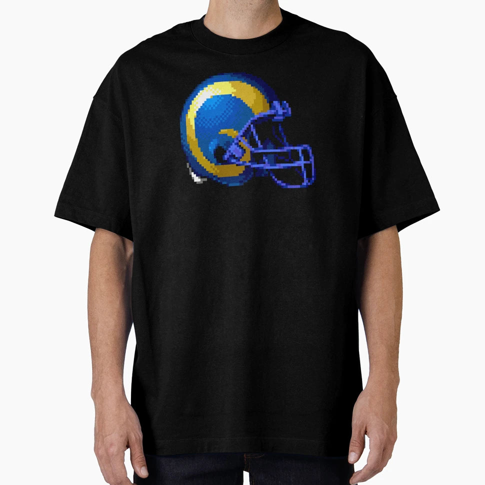 Rams Helmet Sprite T-Shirt - Minimalist Print Men Women - T-Shirt, Sweatshirt, Hoodie