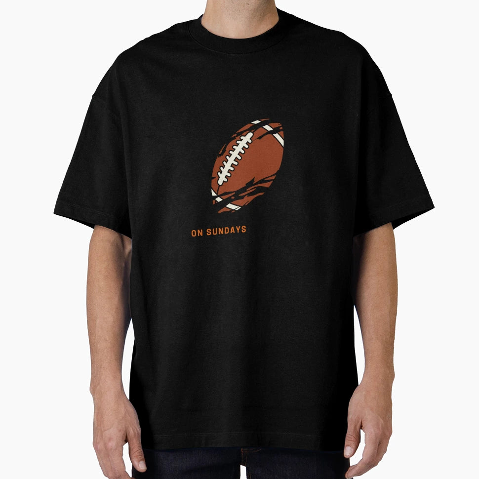 Funny Sundays We Watch Football Daddy T-Shirt - Trendy Graphic for Adults - T-Shirt, Sweatshirt, Hoodie