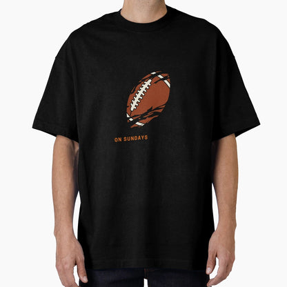 Funny Sundays We Watch Football Daddy T-Shirt - Trendy Graphic for Adults - T-Shirt, Sweatshirt, Hoodie