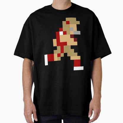 8 Bit San Francisco Pixel Football Player T-Shirt - Graphic Print Men Women - T-Shirt, Sweatshirt, Hoodie