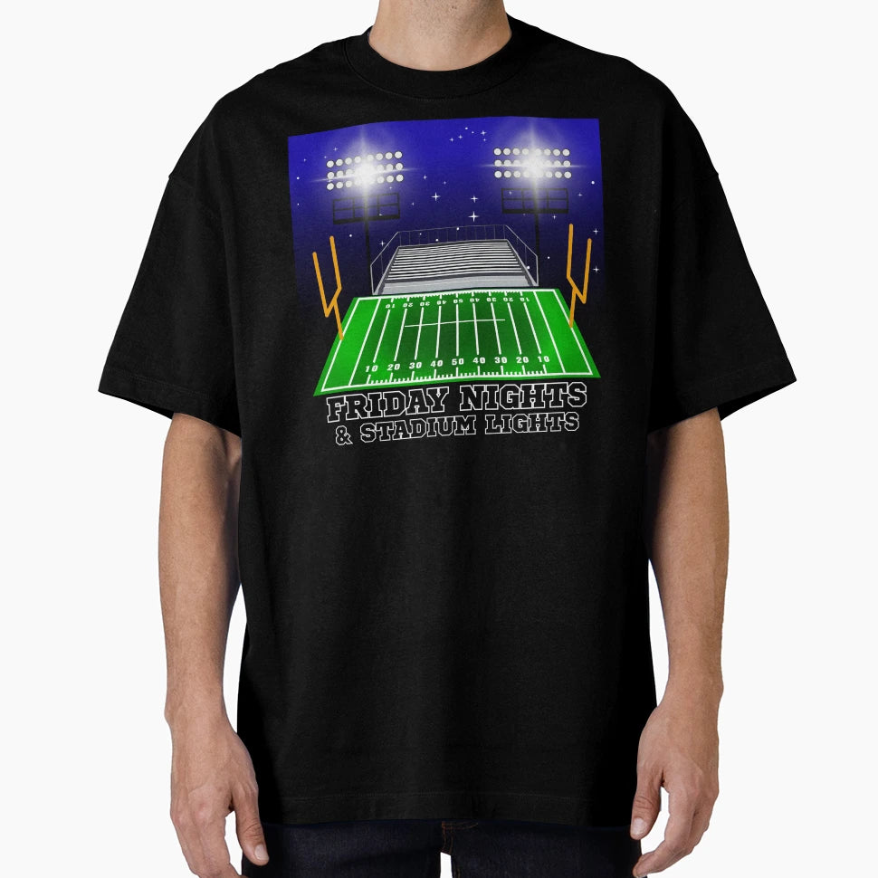 Friday Nights Stadium Lights T-Shirt - Custom Art Print Unisex - T-Shirt, Sweatshirt, Hoodie